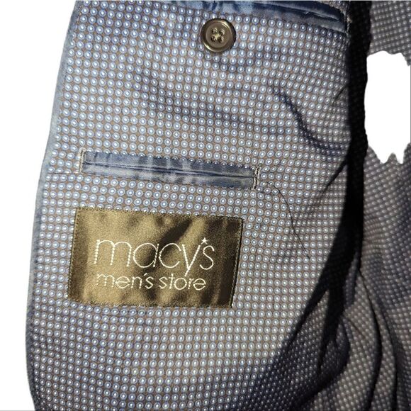 Michael Kors Men's All Seasons Lightweight Navy Sport Coat Size 44 Regular (XL) - Picture 7 of 8